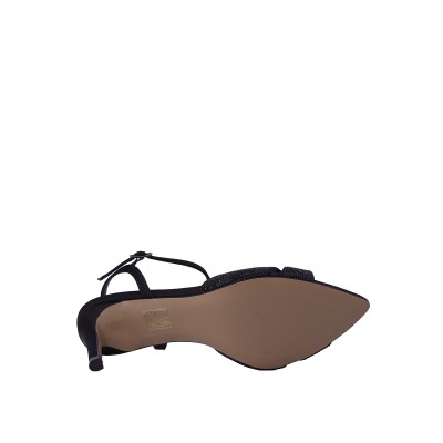 Kadın Simli Burgu Bantlı Abiye Sandalet Siyah - Hobby 262258 Kadın Simli Burgu Bantlı Abiye Sandalet Siyah - Hobby 262258