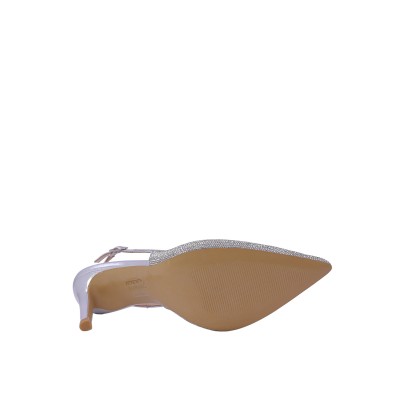 Kadın Simli Sivri Burun Stiletto Abiye Ayakkabı Gümüş - Hobby 26268B Kadın Simli Sivri Burun Stiletto Abiye Ayakkabı Gümüş - Hobby 26268B