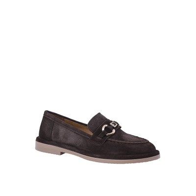 Kadın Süet Tokalı Loafer Babet Kahve - Hobby MB26016S Kadın Süet Tokalı Loafer Babet Kahve - Hobby MB26016S