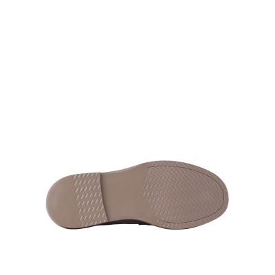 Kadın Süet Tokalı Loafer Babet Vizon - Hobby MB26016S Kadın Süet Tokalı Loafer Babet Vizon - Hobby MB26016S