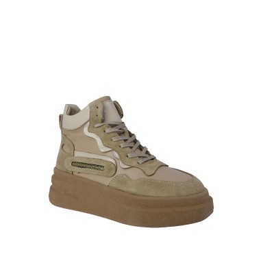 Kadın Hakiki Süet Deri Bağcıklı Sneaker Bot Vizon - Albini 26102855S Kadın Hakiki Süet Deri Bağcıklı Sneaker Bot Vizon - Albini 26102855S