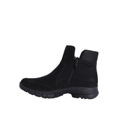 Kadın Yandan Fermuarlı Dolgu Tabanlı Kışlık Bot Siyah - Natursoft 26240680N