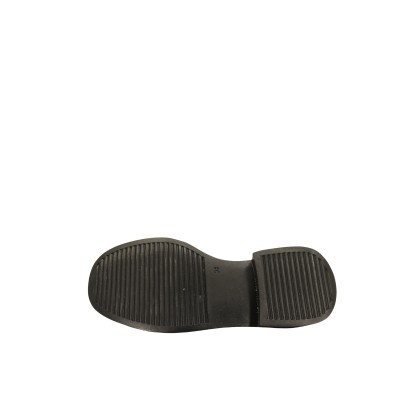 Kadın Hakiki Rugan Deri Tokalı Loafer Siyah - Albini 26100553R