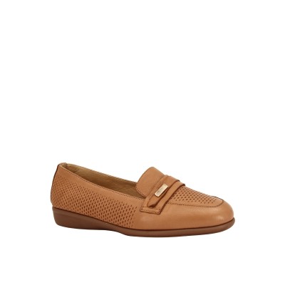 Kadın Hakiki Deri Klasik Topuklu Loafer Ayakkabı Taba - Albini 26144560 Kadın Hakiki Deri Klasik Topuklu Loafer Ayakkabı Taba - Albini 26144560