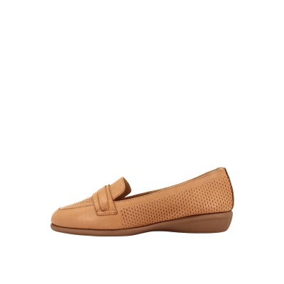Kadın Hakiki Deri Klasik Topuklu Loafer Ayakkabı Taba - Albini 26144560 Kadın Hakiki Deri Klasik Topuklu Loafer Ayakkabı Taba - Albini 26144560