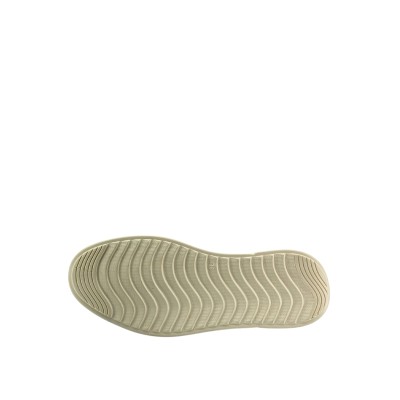 Kadın Hakiki Deri Tokalı Dolgu Tabanlı Loafer Bej - Albini 2630Z707