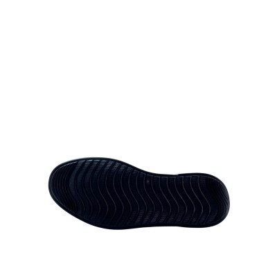Kadın Hakiki Deri Tokalı Dolgu Tabanlı Loafer Siyah - Albini 2630Z707