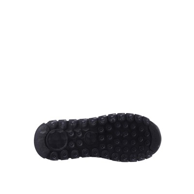 Kadın Hakiki Deri Delikli Esnek Tabanlı Sneaker Siyah - Hobby 261121 Kadın Hakiki Deri Delikli Esnek Tabanlı Sneaker Siyah - Hobby 261121