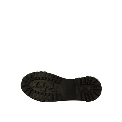 Kadın Hakiki Süet Deri At Nalı Tokalı Loafer Ayakkabı Siyah - Hobby 26114S