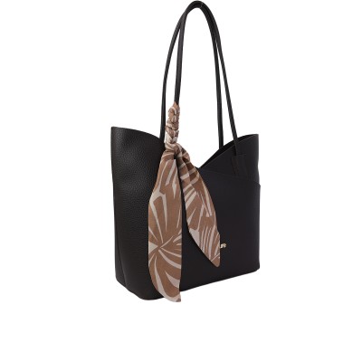 Kadın Suni Deri Fular Detaylı Tote Çanta Kahve - Hobby 266754 Kadın Suni Deri Fular Detaylı Tote Çanta Kahve - Hobby 266754