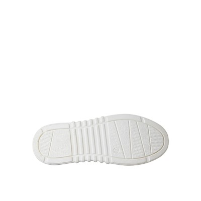 Kadın Suni Deri Kapitone Kalın Tabanlı Sneaker Beyaz - Hobby MB26206R