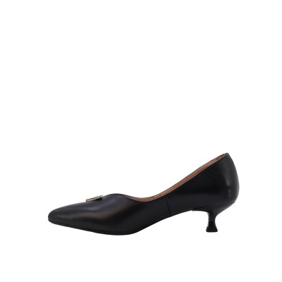 Kadın Hakiki Deri Tokalı Stiletto Siyah - Albini 26106301D Kadın Hakiki Deri Tokalı Stiletto Siyah - Albini 26106301D