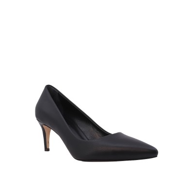 Kadın Suni Deri Sivri Burun Stiletto Ayakkabı Siyah - Hobby 26789D Kadın Suni Deri Sivri Burun Stiletto Ayakkabı Siyah - Hobby 26789D
