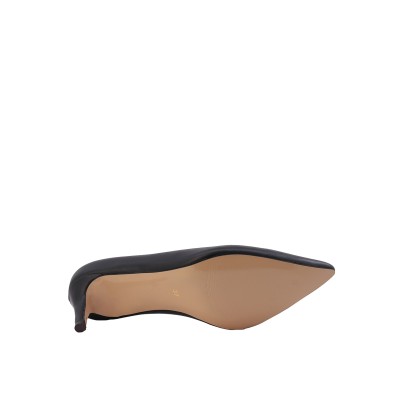 Kadın Suni Deri Sivri Burun Stiletto Ayakkabı Siyah - Hobby 26789D Kadın Suni Deri Sivri Burun Stiletto Ayakkabı Siyah - Hobby 26789D