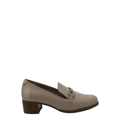 Kadın Hakiki Deri Tokalı Klasik Loafer Vizon - Albini 26101336 Kadın Hakiki Deri Tokalı Klasik Loafer Vizon - Albini 26101336