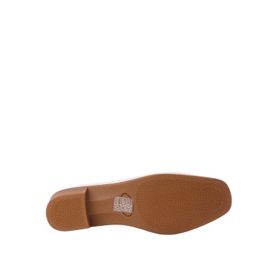 Kadın Hakiki Deri Metal Tokalı Loafer Bej - Albini 26143249D Kadın Hakiki Deri Metal Tokalı Loafer Bej - Albini 26143249D