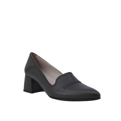 Kadın Hakiki Deri Bantlı Topuklu Loafer Ayakkabı Yeşil - Hobby FB26061D Kadın Hakiki Deri Bantlı Topuklu Loafer Ayakkabı Yeşil - Hobby FB26061D