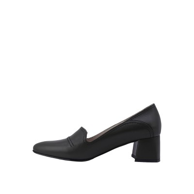 Kadın Hakiki Deri Bantlı Topuklu Loafer Ayakkabı Yeşil - Hobby FB26061D Kadın Hakiki Deri Bantlı Topuklu Loafer Ayakkabı Yeşil - Hobby FB26061D