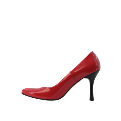 Kadın Rugan Sivri Burun Stiletto Kırmızı - Hobby FB26063R Kadın Rugan Sivri Burun Stiletto Kırmızı - Hobby FB26063R