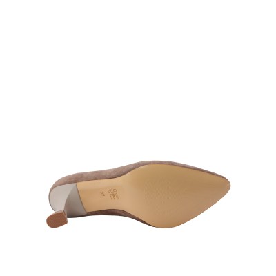 Kadın Süet Sivri Burun Stiletto Vizon - Hobby FB26069S Kadın Süet Sivri Burun Stiletto Vizon - Hobby FB26069S