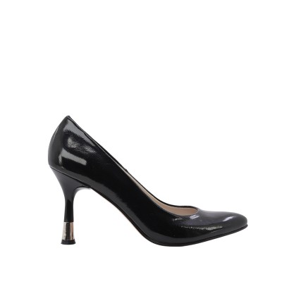 Kadın Rugan Sivri Burun Stiletto Siyah - Hobby FB26072R Kadın Rugan Sivri Burun Stiletto Siyah - Hobby FB26072R