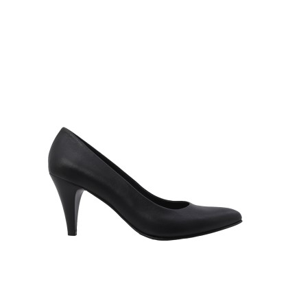 Kadın Hakiki Deri Sivri Burun Topuklu Stiletto Siyah - Hobby FB26074D Kadın Hakiki Deri Sivri Burun Topuklu Stiletto Siyah - Hobby FB26074D