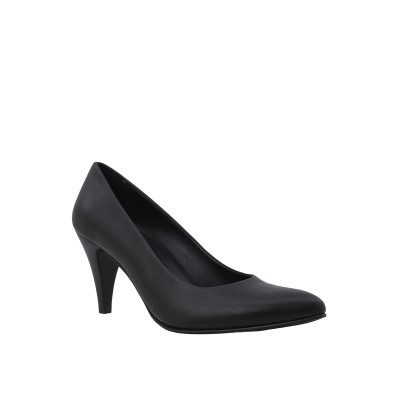 Kadın Hakiki Deri Sivri Burun Topuklu Stiletto Siyah - Hobby FB26074D Kadın Hakiki Deri Sivri Burun Topuklu Stiletto Siyah - Hobby FB26074D