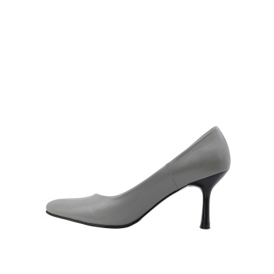 Kadın Hakiki Deri Sivri Burun Stiletto Gri - Hobby FB26075D Kadın Hakiki Deri Sivri Burun Stiletto Gri - Hobby FB26075D
