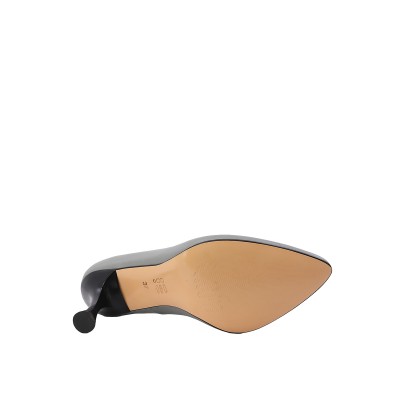 Kadın Hakiki Deri İnce Topuklu Stiletto Gri - Hobby FB26076D Kadın Hakiki Deri İnce Topuklu Stiletto Gri - Hobby FB26076D