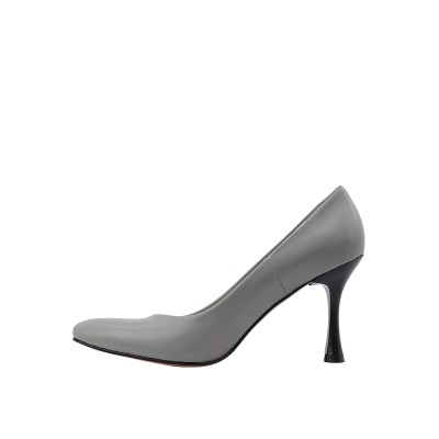 Kadın Hakiki Deri İnce Topuklu Stiletto Gri - Hobby FB26076D Kadın Hakiki Deri İnce Topuklu Stiletto Gri - Hobby FB26076D