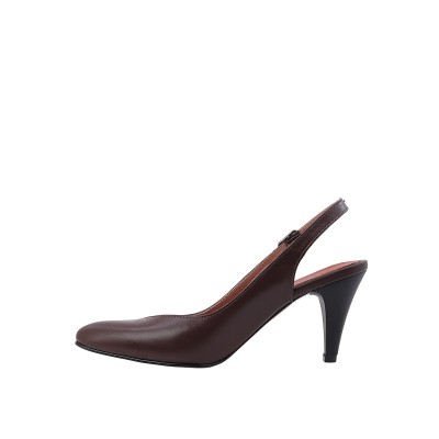 Kadın Hakiki Deri Arkası Açık Stiletto Kahve - Hobby FB26081D Kadın Hakiki Deri Arkası Açık Stiletto Kahve - Hobby FB26081D