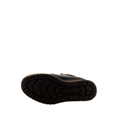 Kadın Hakiki Deri Bağcıklı Kroko Detaylı Bot Kahve - Hobby 265120