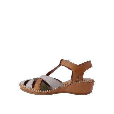 Kadın Hakiki Deri Comfort Taban Sandalet Taba - Albini 2660209Y Kadın Hakiki Deri Comfort Taban Sandalet Taba - Albini 2660209Y