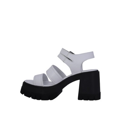 Kadın Hakiki Deri Çift Toka Platform Sandalet Beyaz - Albini 26Y10883 Kadın Hakiki Deri Çift Toka Platform Sandalet Beyaz - Albini 26Y10883