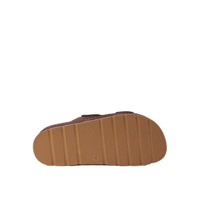 Kadın Süet Çift Tokalı Dolgu Tabanlı Sandalet Kahve - Damla X 261911S Kadın Süet Çift Tokalı Dolgu Tabanlı Sandalet Kahve - Damla X 261911S