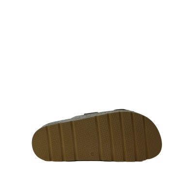 Kadın Süet Çift Tokalı Dolgu Tabanlı Sandalet Vizon - Damla X 261911S Kadın Süet Çift Tokalı Dolgu Tabanlı Sandalet Vizon - Damla X 261911S