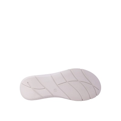 Kadın Hakiki Deri Renkli Bantlı Dolgu Topuk Sandalet Taba - Hobby 262216G