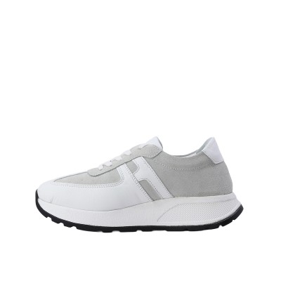 Kadın Hakiki Deri Süet Detaylı Bağcıklı Sneaker Beyaz - Albini 26502050 Kadın Hakiki Deri Süet Detaylı Bağcıklı Sneaker Beyaz - Albini 26502050