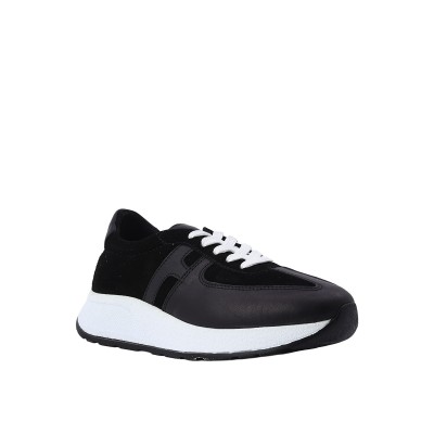 Kadın Hakiki Deri Süet Detaylı Bağcıklı Sneaker Siyah - Albini 26502050 Kadın Hakiki Deri Süet Detaylı Bağcıklı Sneaker Siyah - Albini 26502050