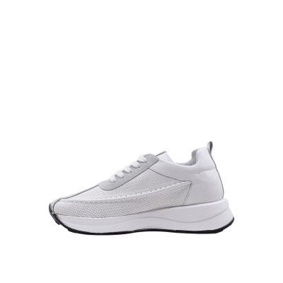 Kadın Hakiki Deri File Detaylı Sneaker Beyaz - Albini 26502051 Kadın Hakiki Deri File Detaylı Sneaker Beyaz - Albini 26502051