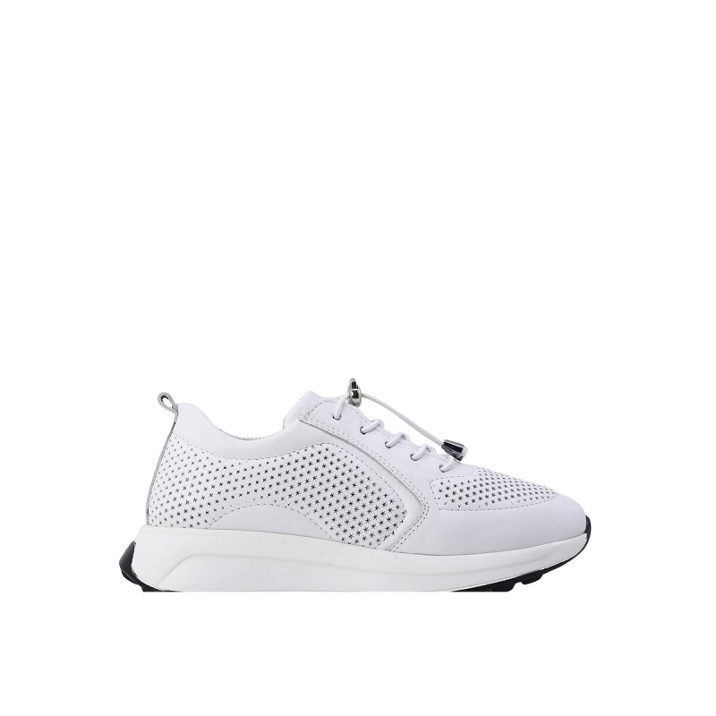 Kadın Hakiki Deri Delikli Detaylı Günlük Sneaker Beyaz - Albini 26802341 Kadın Hakiki Deri Delikli Detaylı Günlük Sneaker Beyaz - Albini 26802341
