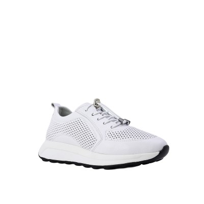 Kadın Hakiki Deri Delikli Detaylı Günlük Sneaker Beyaz - Albini 26802341 Kadın Hakiki Deri Delikli Detaylı Günlük Sneaker Beyaz - Albini 26802341