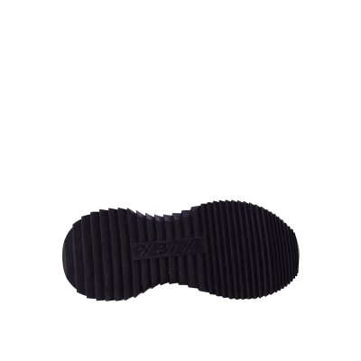 Kadın Hakiki Deri Detaylı Kalın Tabanlı Sneaker Siyah - Hobby 261040 Kadın Hakiki Deri Detaylı Kalın Tabanlı Sneaker Siyah - Hobby 261040