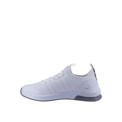 Kadın Tekstil Bağcıklı Örgü Detaylı Sneaker Beyaz - Hobby INF001 Kadın Tekstil Bağcıklı Örgü Detaylı Sneaker Beyaz - Hobby INF001