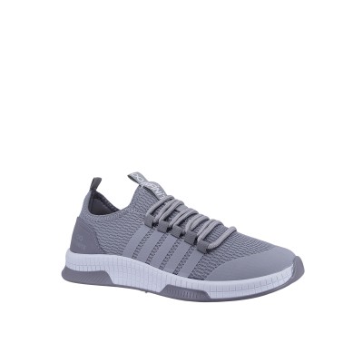 Kadın Tekstil Bağcıklı Örgü Detaylı Sneaker Gri - Hobby INF001 Kadın Tekstil Bağcıklı Örgü Detaylı Sneaker Gri - Hobby INF001