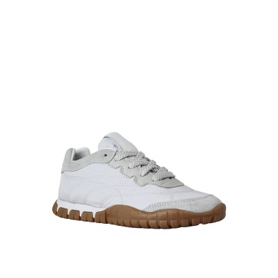 Kadın Hakiki Süet Deri Paraşüt Kumaş Detaylı Sneaker Beyaz - Hobby MB26301 Kadın Hakiki Süet Deri Paraşüt Kumaş Detaylı Sneaker Beyaz - Hobby MB26301