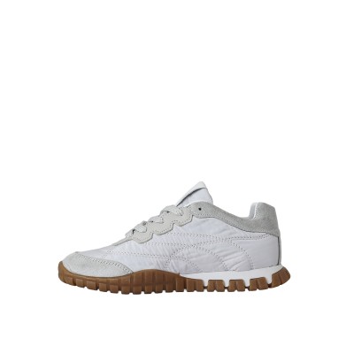 Kadın Hakiki Süet Deri Paraşüt Kumaş Detaylı Sneaker Beyaz - Hobby MB26301 Kadın Hakiki Süet Deri Paraşüt Kumaş Detaylı Sneaker Beyaz - Hobby MB26301