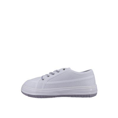 Kadın Keten Bağcıklı Günlük Sneaker Beyaz - Hobby NBN6102 Kadın Keten Bağcıklı Günlük Sneaker Beyaz - Hobby NBN6102