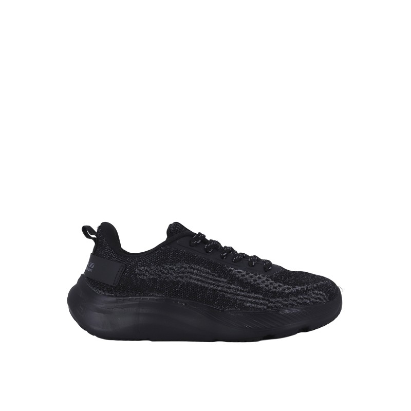 Kadın Tekstil Likra Örgü Bağcıklı Sneaker Siyah - Naturflex Pandora Kadın Tekstil Likra Örgü Bağcıklı Sneaker Siyah - Naturflex Pandora