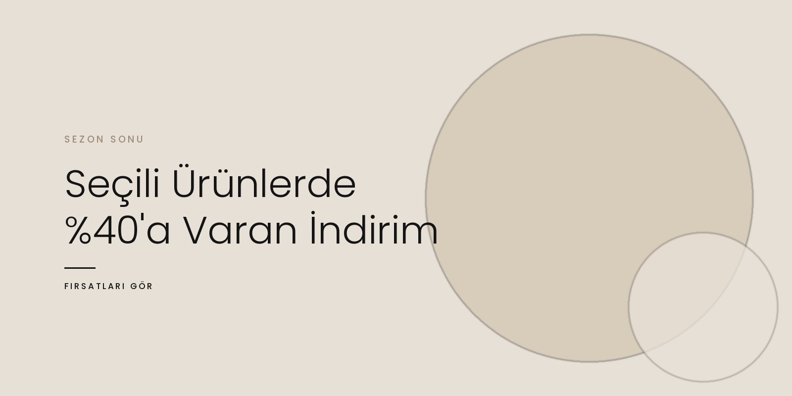 Sezon Sonu İndirimi
